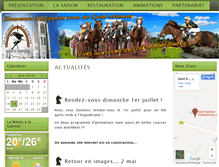Tablet Screenshot of hippodrome-saint-galmier.fr